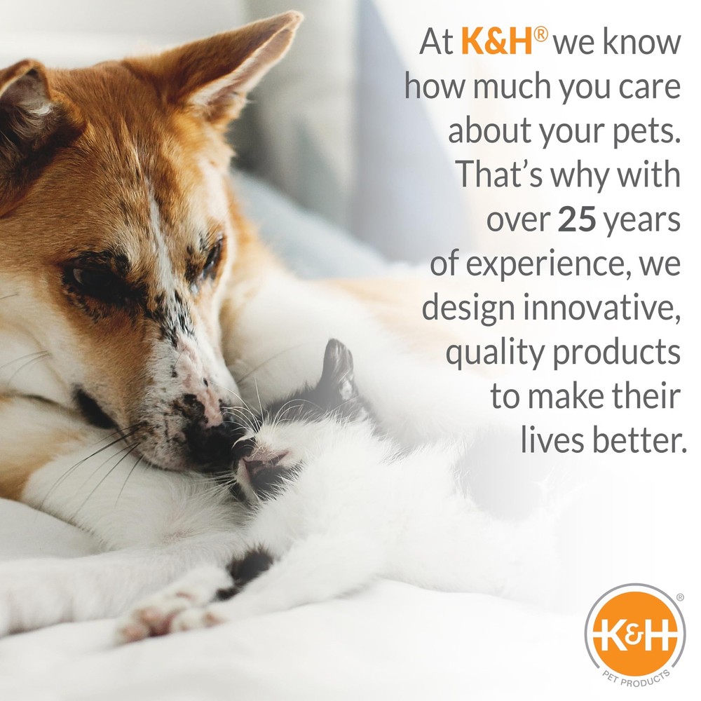 Dog Cot Pad (Cot Sold Separately), Pillow-Top Comfort Bed for K&H Medium Elev...