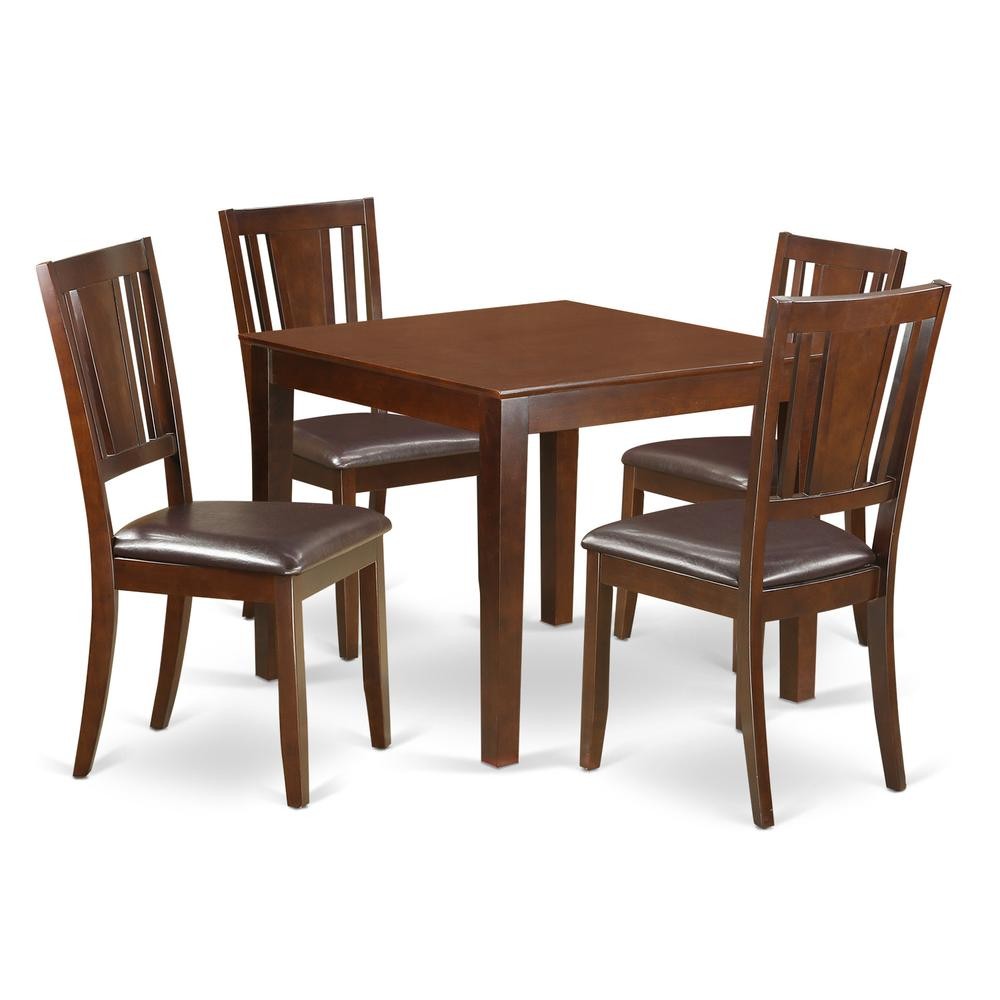 5  Pc  Dinette  set  with  a  Dining  Table  and  4  Dining  Chairs  in ...