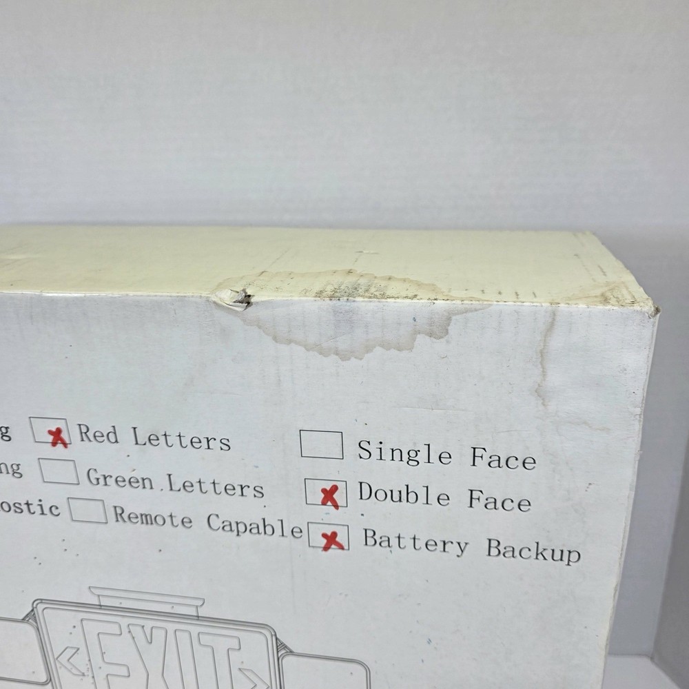 Crescent Lighting model CPRW32EN LED exit sign with emergency lighting