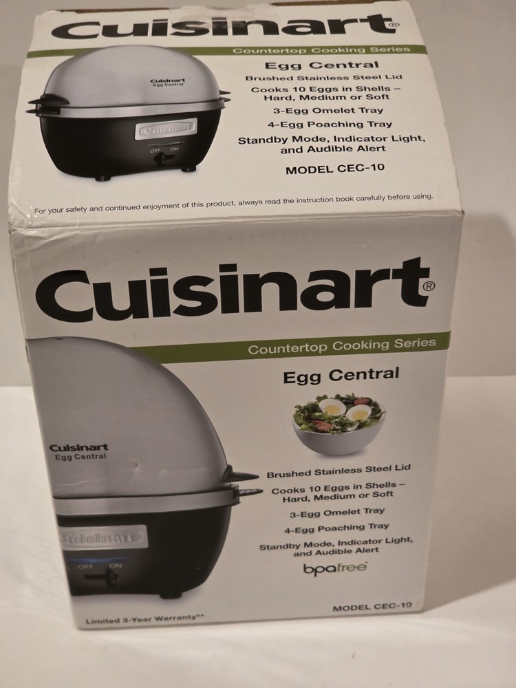 The Cuisinart CEC-10 Egg Central Countertop Egg Cooker