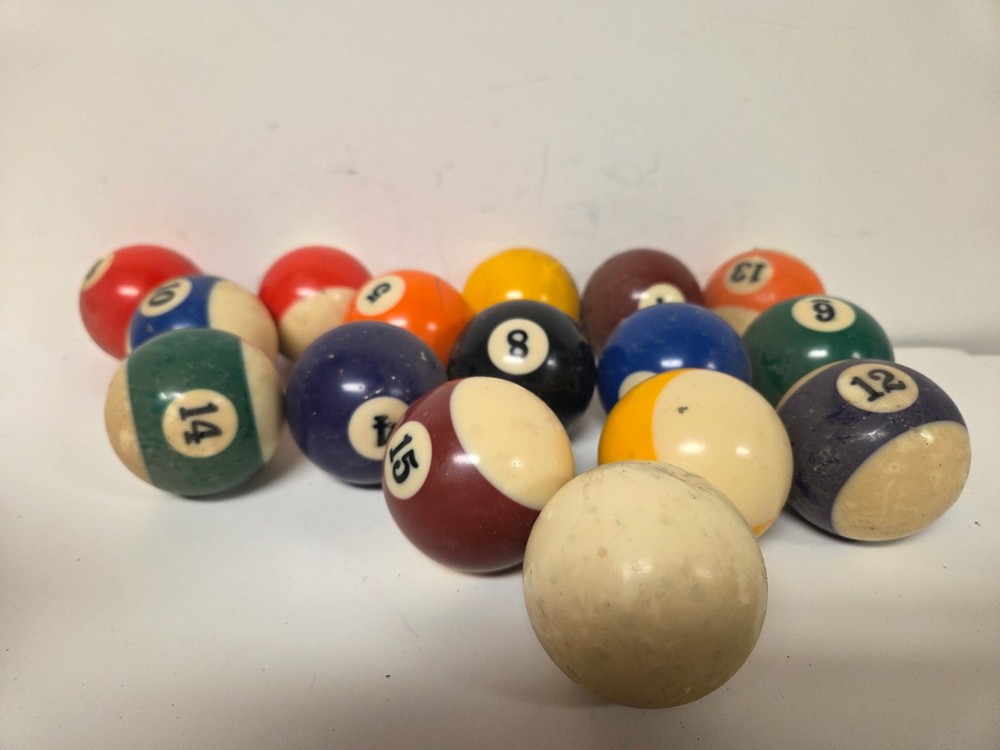 Vintage Pool Ball Set