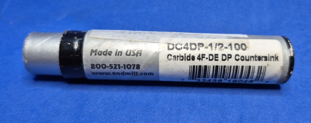 1/2" X 100⁰ Double Ended Carbide Countersink DC4DP-1/2-100