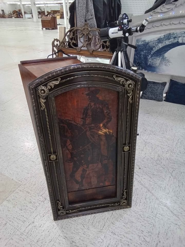 Custom Made Armoire, bookshelf, & trunk