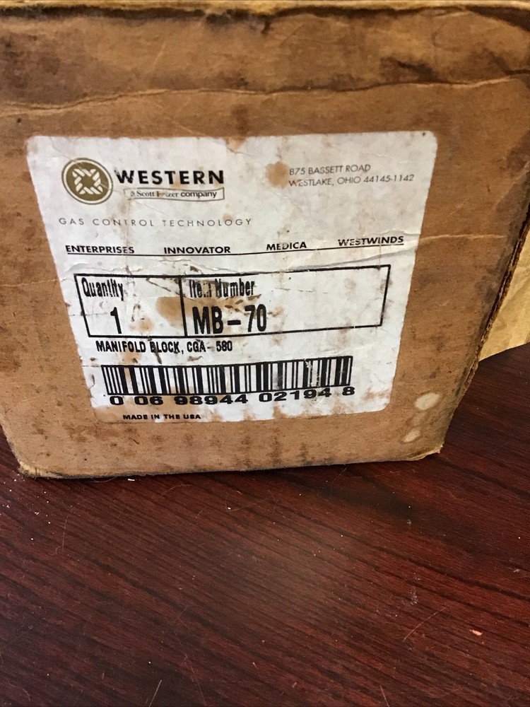 Western Manifold Block CGA- 580