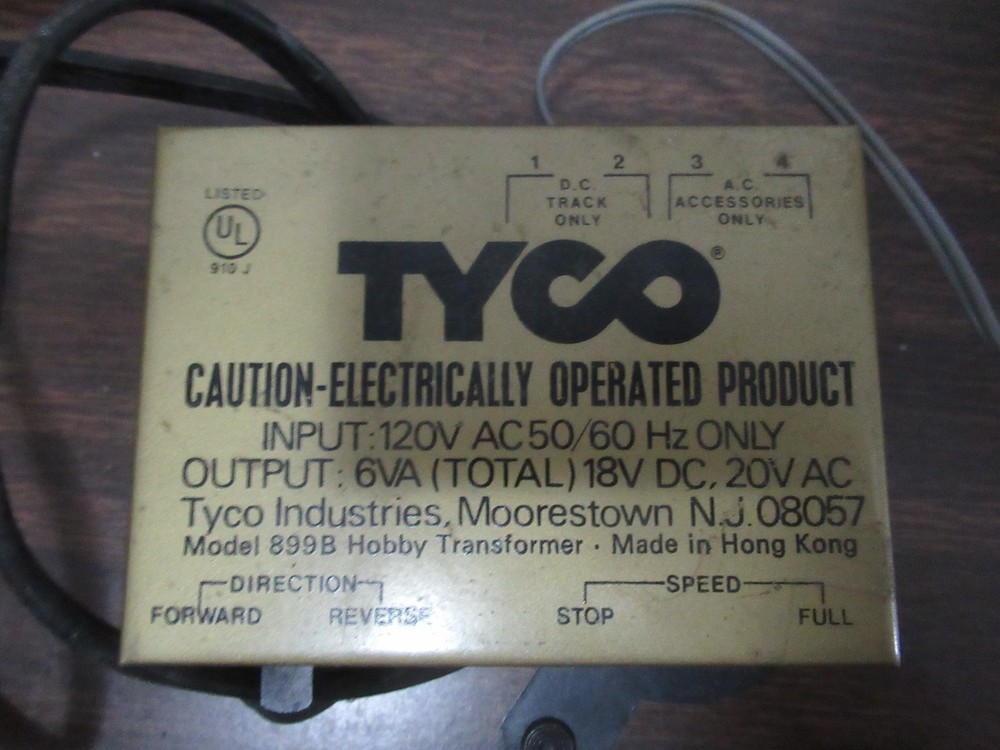 Vintage Tyco 899B Transformer