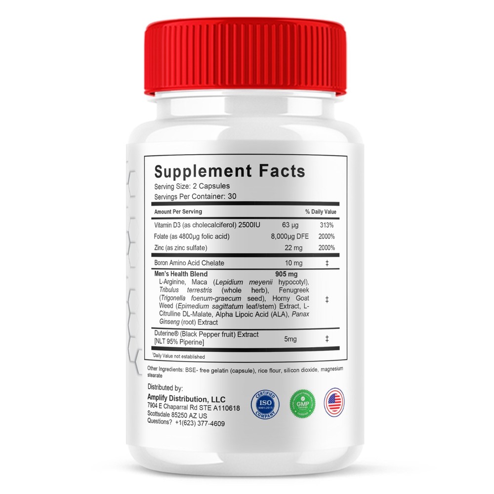 Alpha TRT Performance Capsules, AlphaTRT Advanced Pills (60 Capsules)