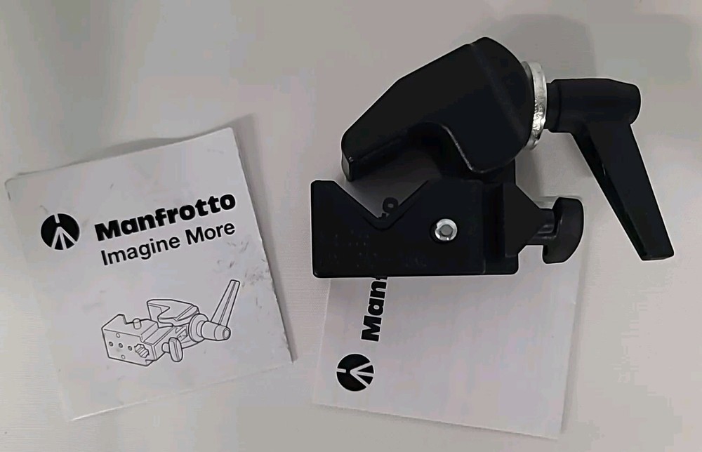 Manfrotto 035 Super Clamp - Black Without Stud