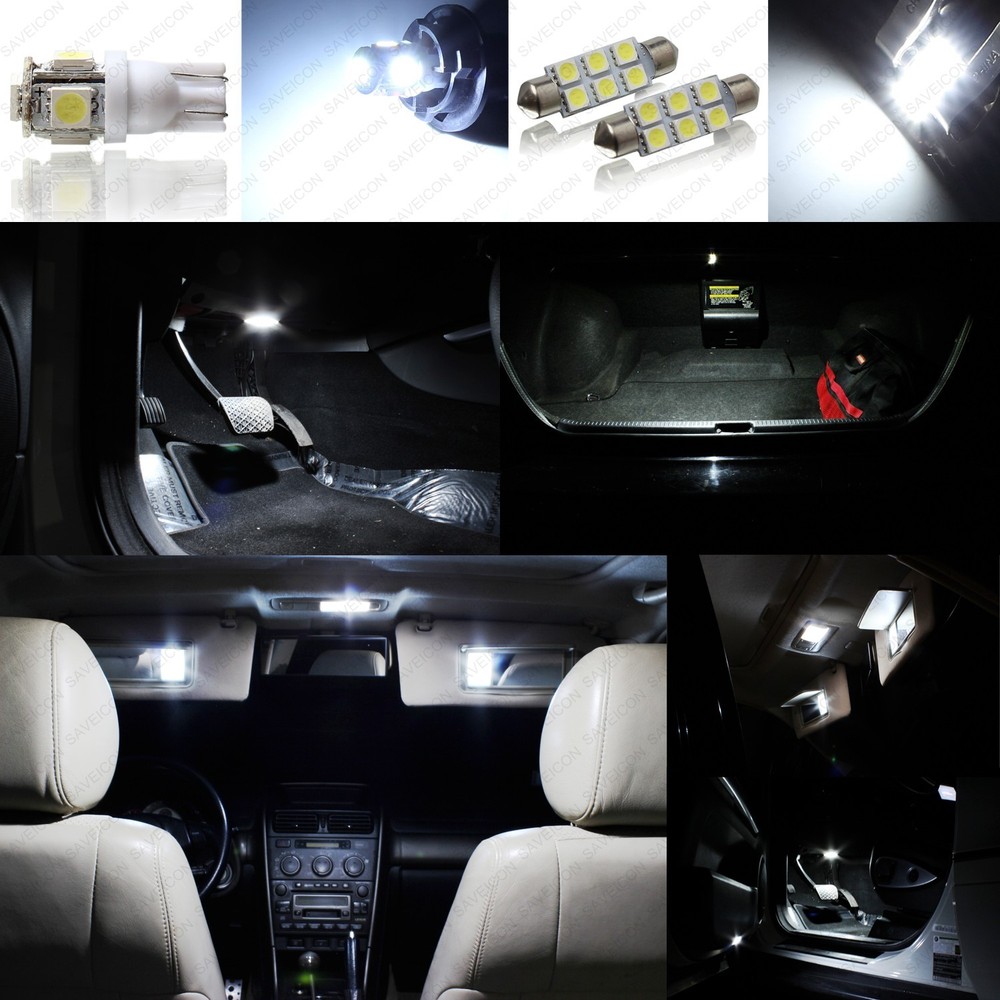 13 x White LED Interior Light Package For 2008 - 2013 BMW 128i 135i 1M + TOOL
