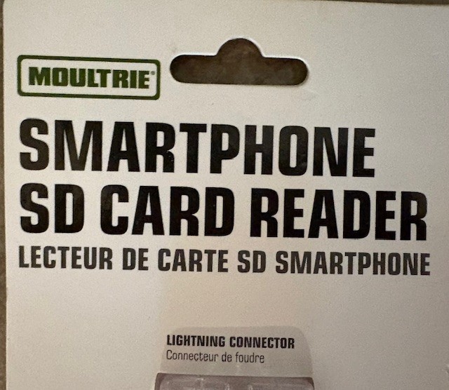 Moultrie Smartphone SD Card Reader - MCA-13193