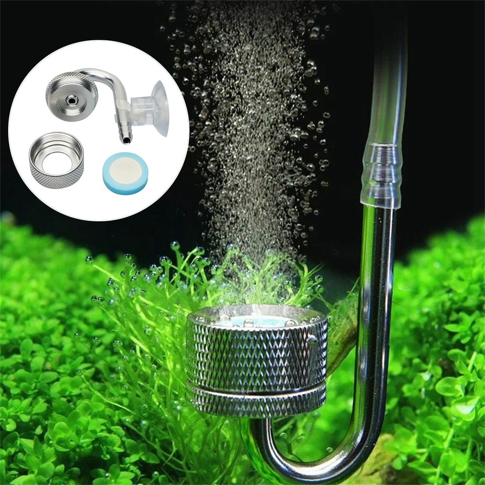 24mm Aluminum Alloy Aquarium Fish Tank CO2 Atomizer System Diffuser Regulator