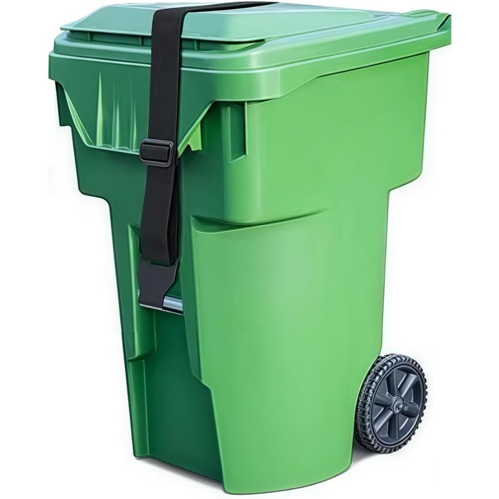 Heavy-Duty Adjustable Bungee Straps for Securing Trash Cans Against Bears and