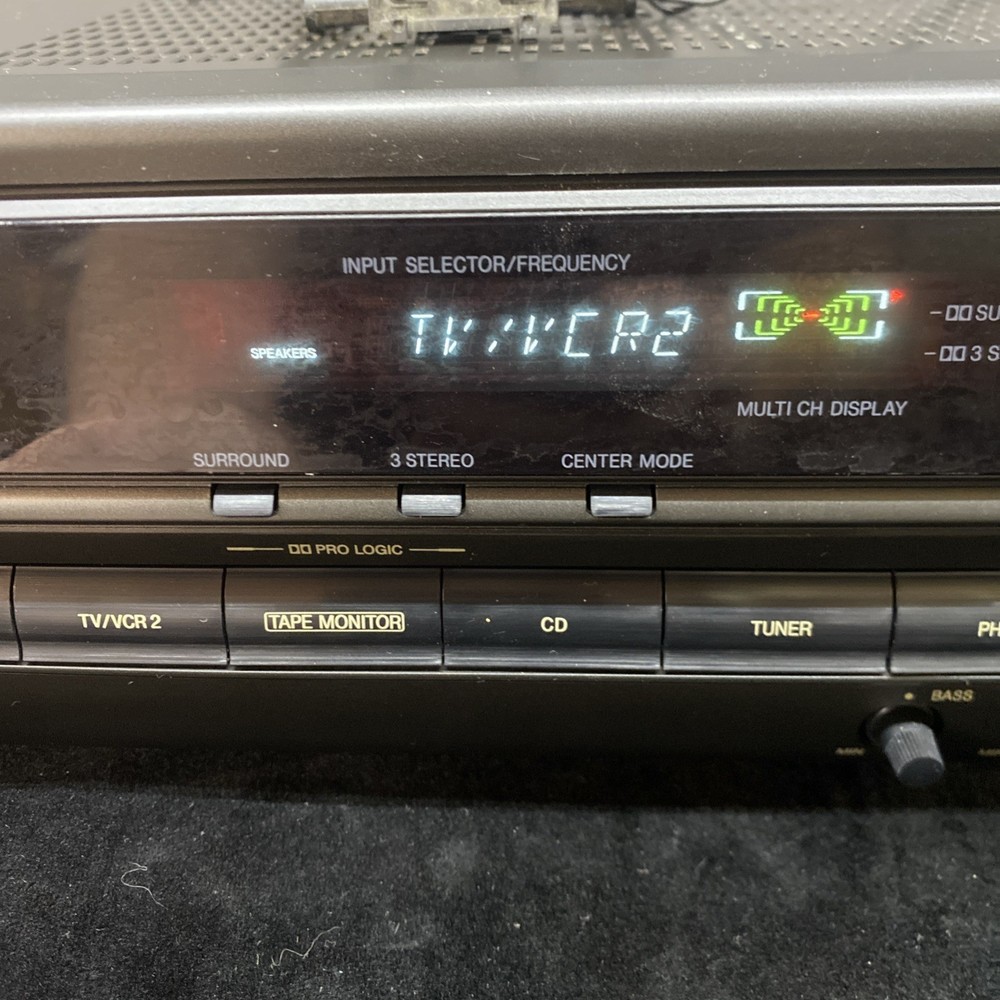 Technics SA-G68 Av Control Stereo Receiver Tested NO REMOTE