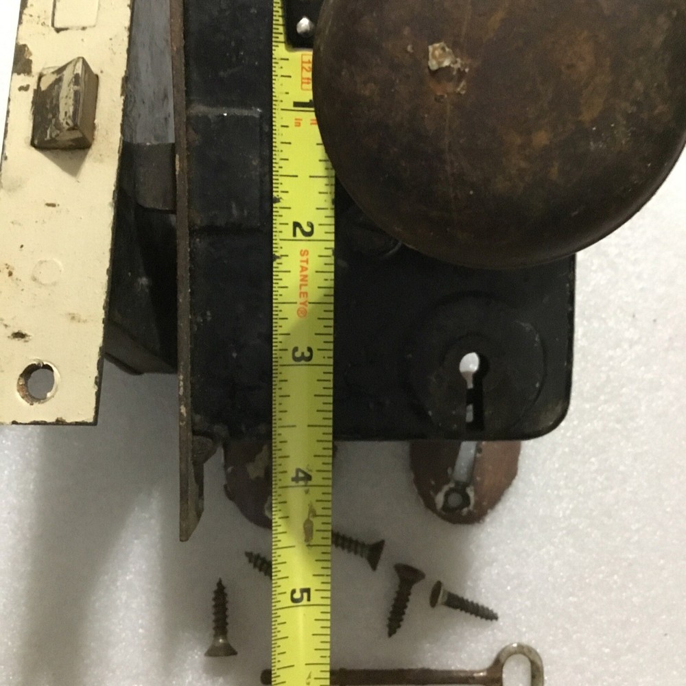 Antique Mortise Door Knobs With Key