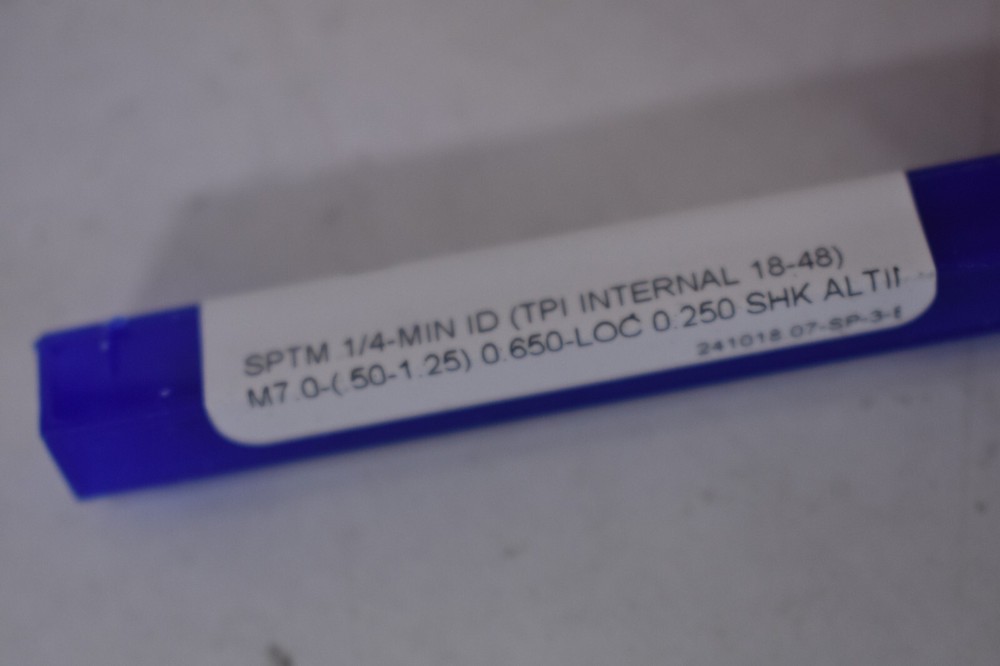 Scientific Cutting Tools Single Profile Thread Mill Solid Carbide SPTM182LA