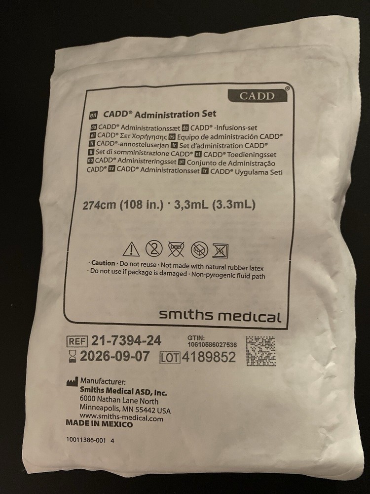 Cadd Administration Kit 15 For $50