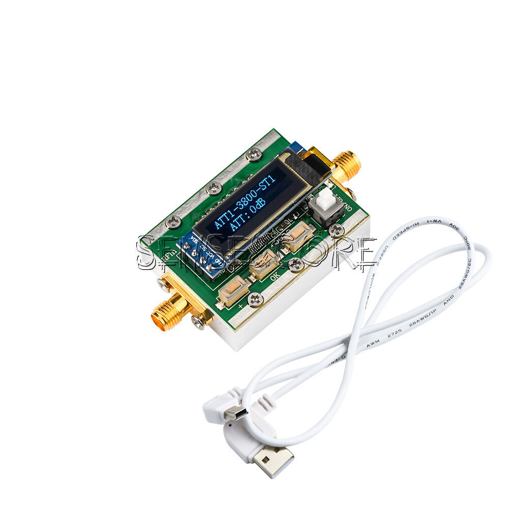 1MHZ-3800MHz Digital Programmable RF Attenuator Control 0-31dB Adjustable 1dB-