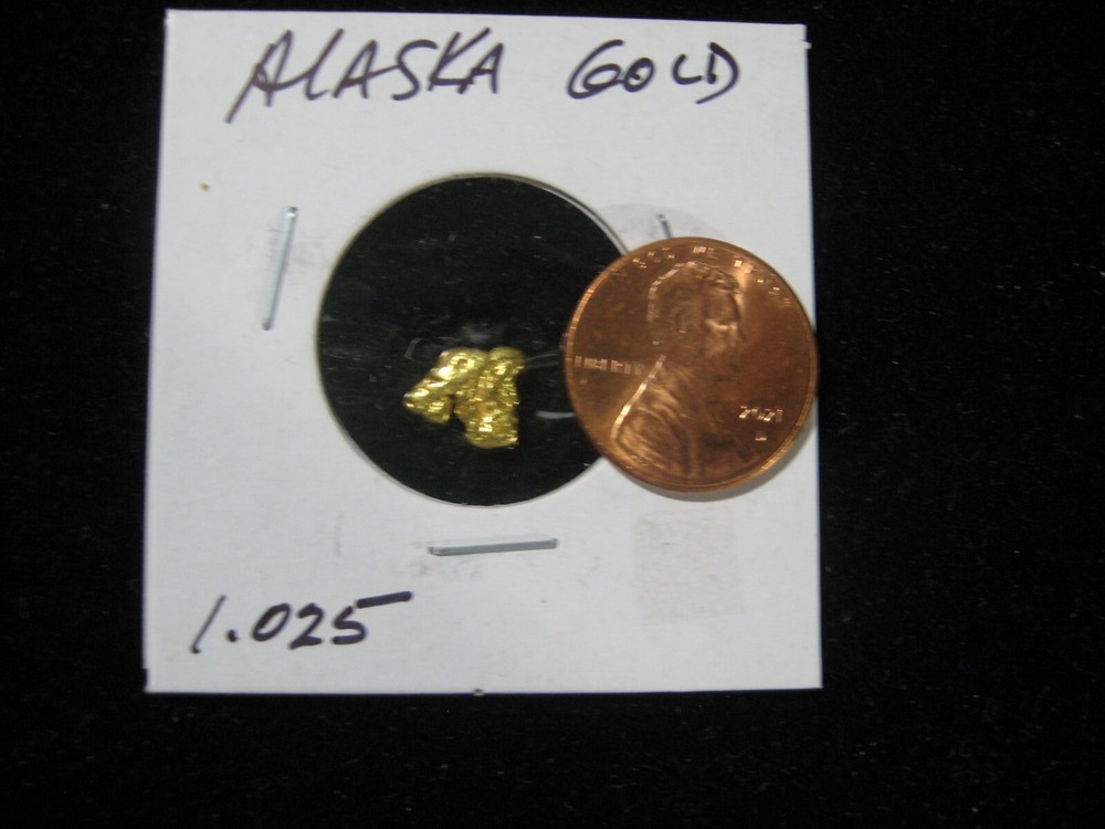 ALASKA GOLD NUGGET  1.025 GRAM