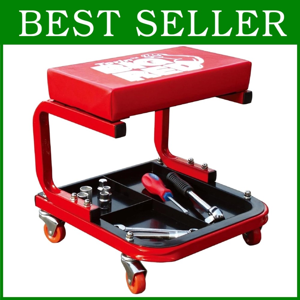 Torin TR6300 Rolling Creeper Seat with Tool Tray