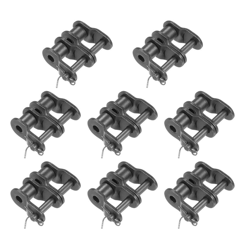 8Pcs #50-2 Double Chain Offset Half Link Roller 15.875mm Pitch Chain Master Link