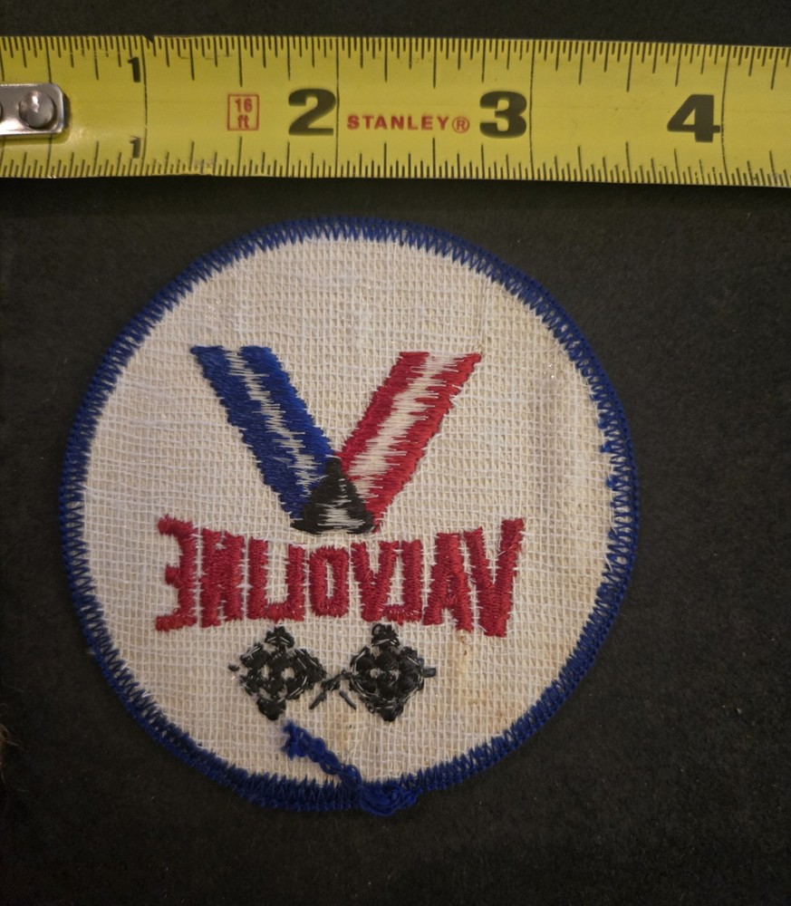 Vtg Valvoline Racing Jacket Patch USED