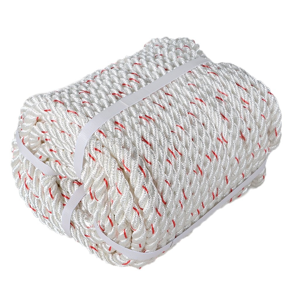 1/2"×150' Double Braid Polyester Arborist Bull Rope 5850Lbs Pulling Rigging Line