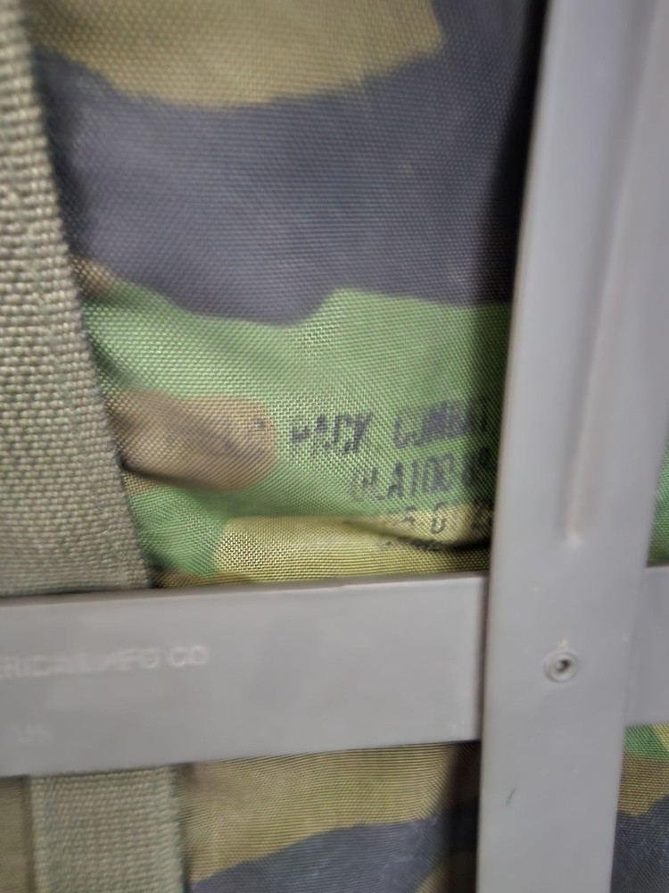 US Military field pack combat with frame