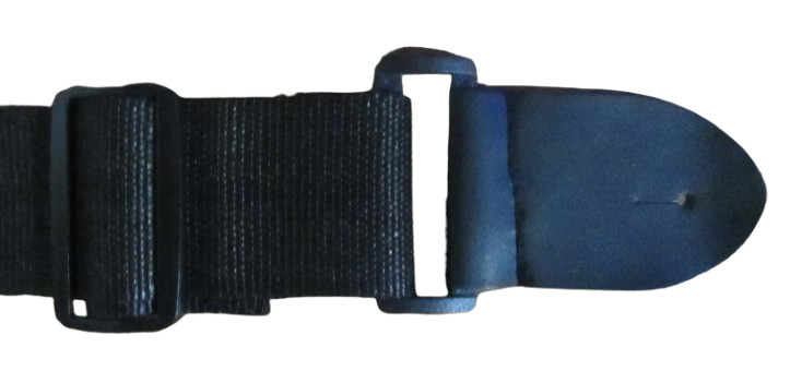 Guitar Strap Universal Adjustable 28" to 45" Nylon 2" Stitched Leather Ends