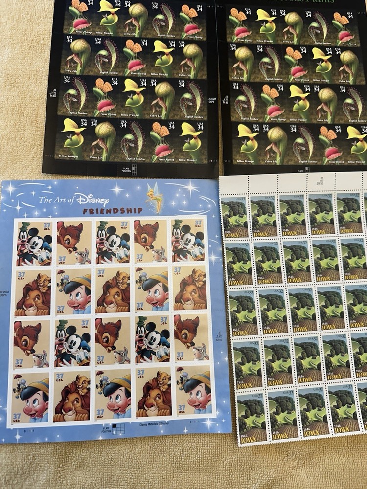 Lot-10 Sheet’s Classic Mixed unused advertisement Stamps