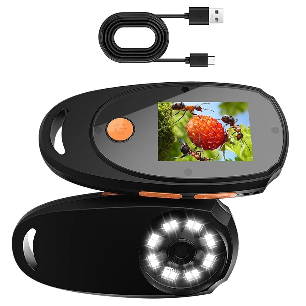 2.0-inch IPS Screen Handheld Digital Microscope with a 178° viewing angle