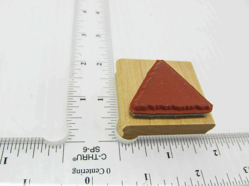 Imagine It's A Triangle It's A Tree Rubber Stamp - Stamp Set D185