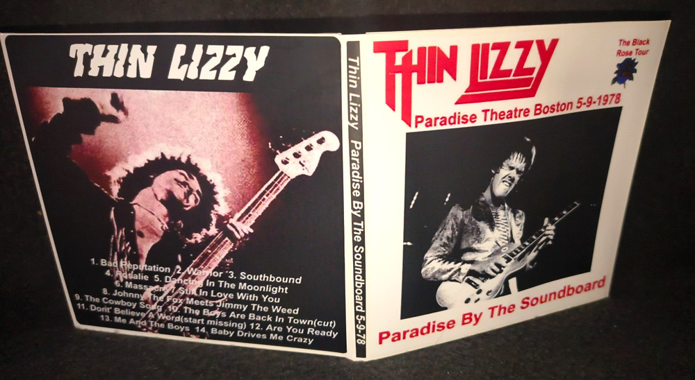 Thin Lizzy Boston 1978 Gate Fold CD Package NEW
