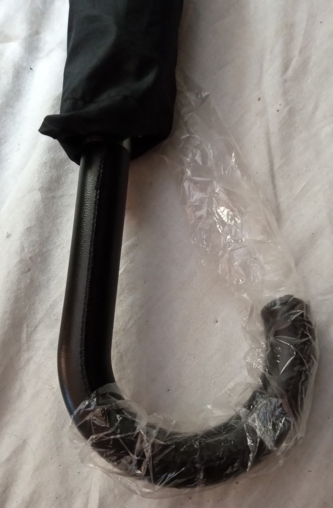 AGERO Black Large 42" Umbrella *handle flaw