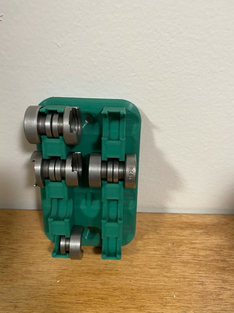 Shell Holder Rack Holds 16 Wall mount Reloading Rock Chucker Challenger Boss