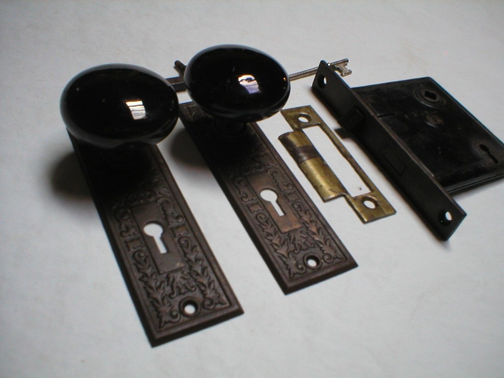 Antique Victorian Era Door Hardware