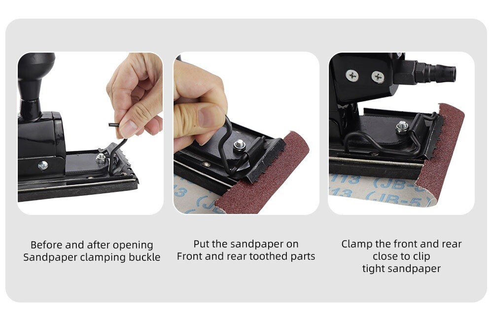 Heavy Duty Air Straight Line Sander Sanding Dual Piston Air Tools Sander Sanding
