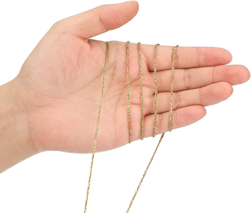 110Yards Decorative Metallic Bakers String Gold Wrapping Twine String Inelastic