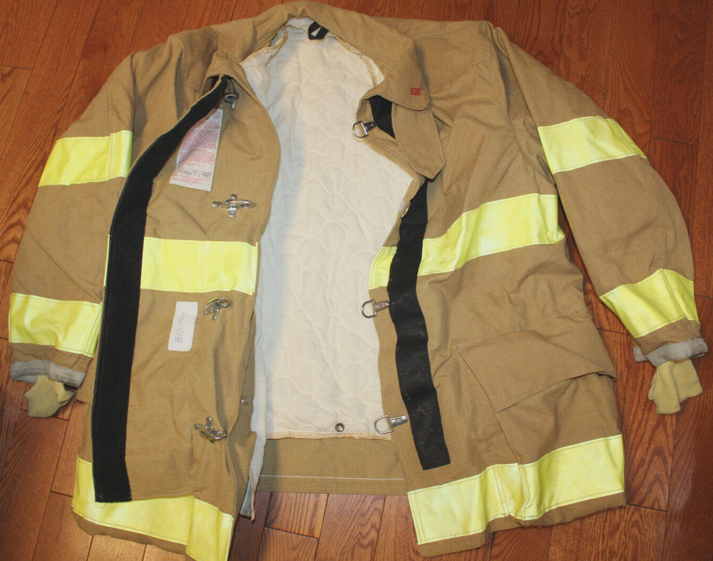 Globe Vintage Fire Firefighter Turnout Jacket with Lining