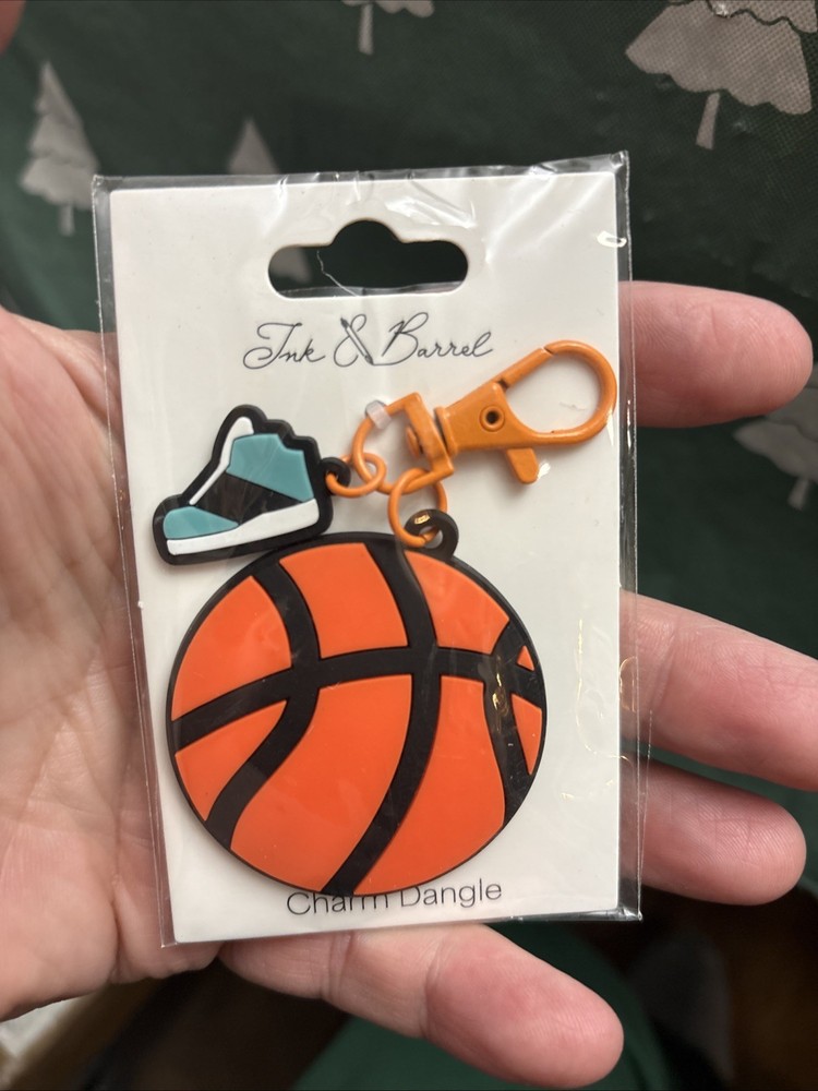 Ink & Barrel Bag Charm Dangle Accessory.