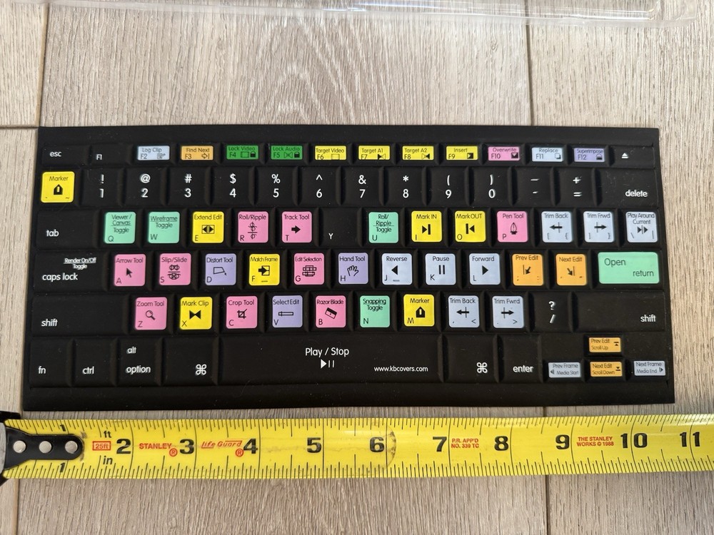 Apple Magic Keyboard Cover Skin for Final Cut Editing from kbcovers.com