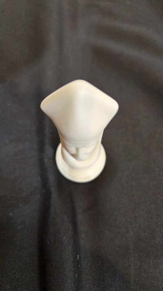 3.25" Mid Century Duncan White Bishop Replacement Chess Piece