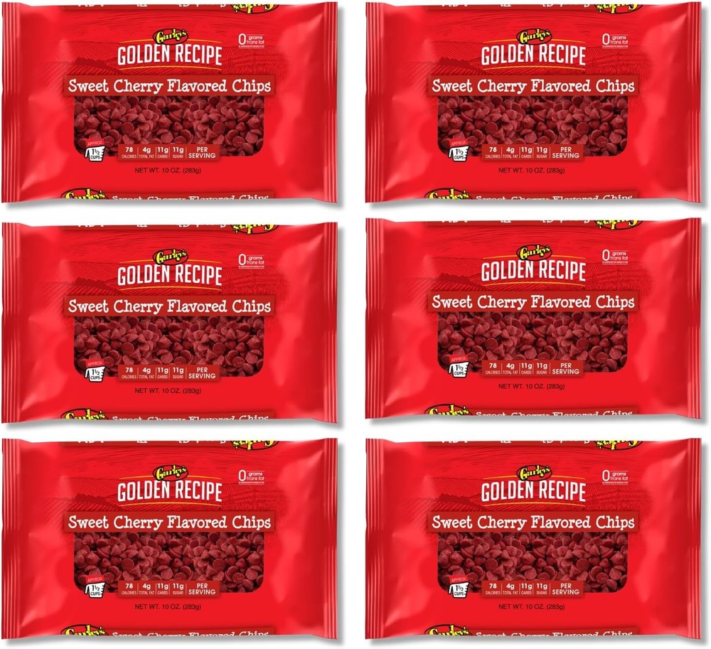 Cherry Flavored Baking Chips, Sweet Cherry Chips for Baking,