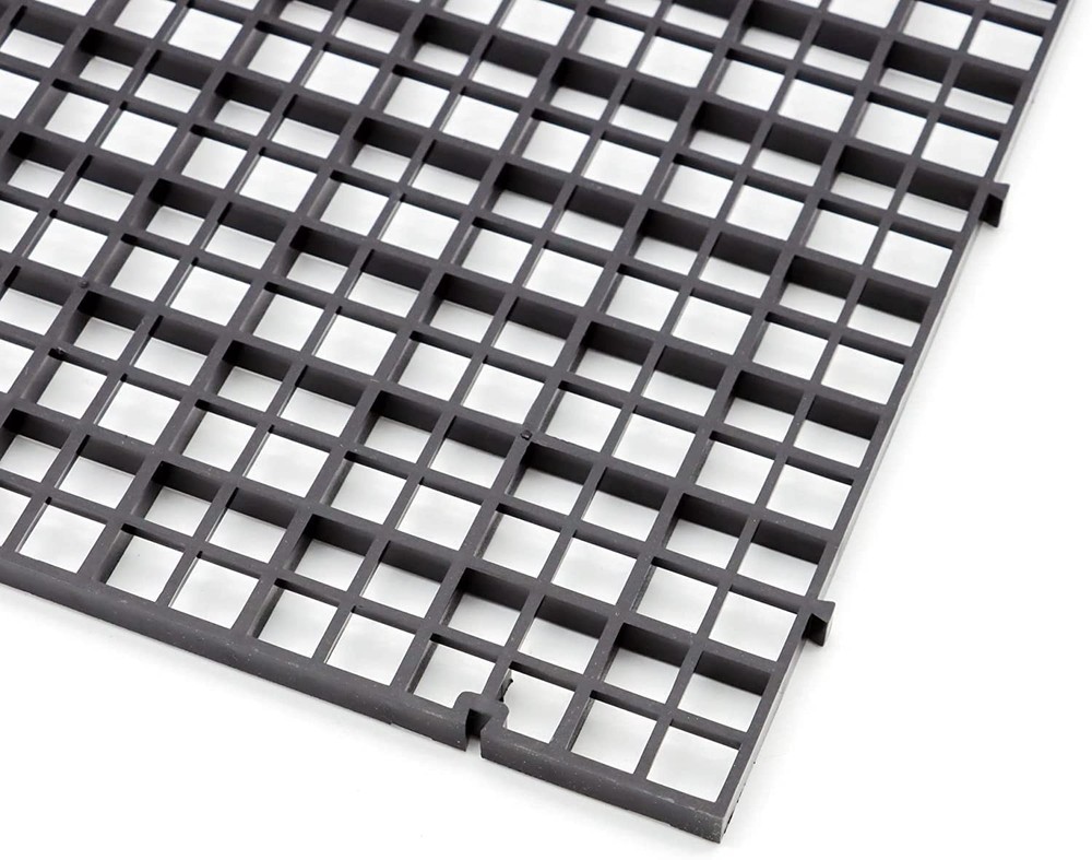 12 Pcs S Black Aquarium Divider, Plastic Egg Crate, Filter Bottom, Partition