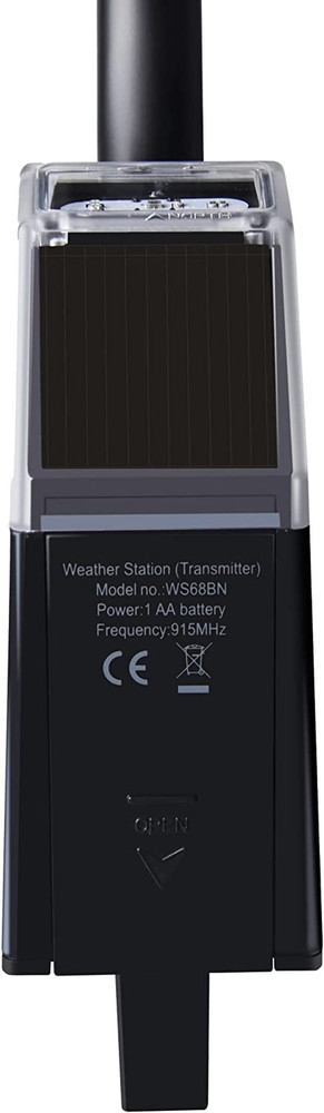 WS68 Wireless Anemometer Sensor, Solar Powered Wind Speed and Direction Sensor -