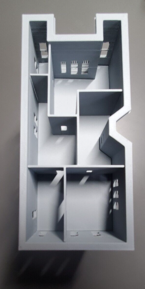 N Scale Building Brownstone