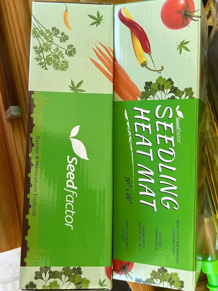 2 Pack Seedfactor 10 x 20 in. Black Seedling Heat Mat