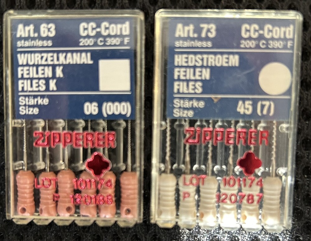 Wurzelkanal Zipperer K Files