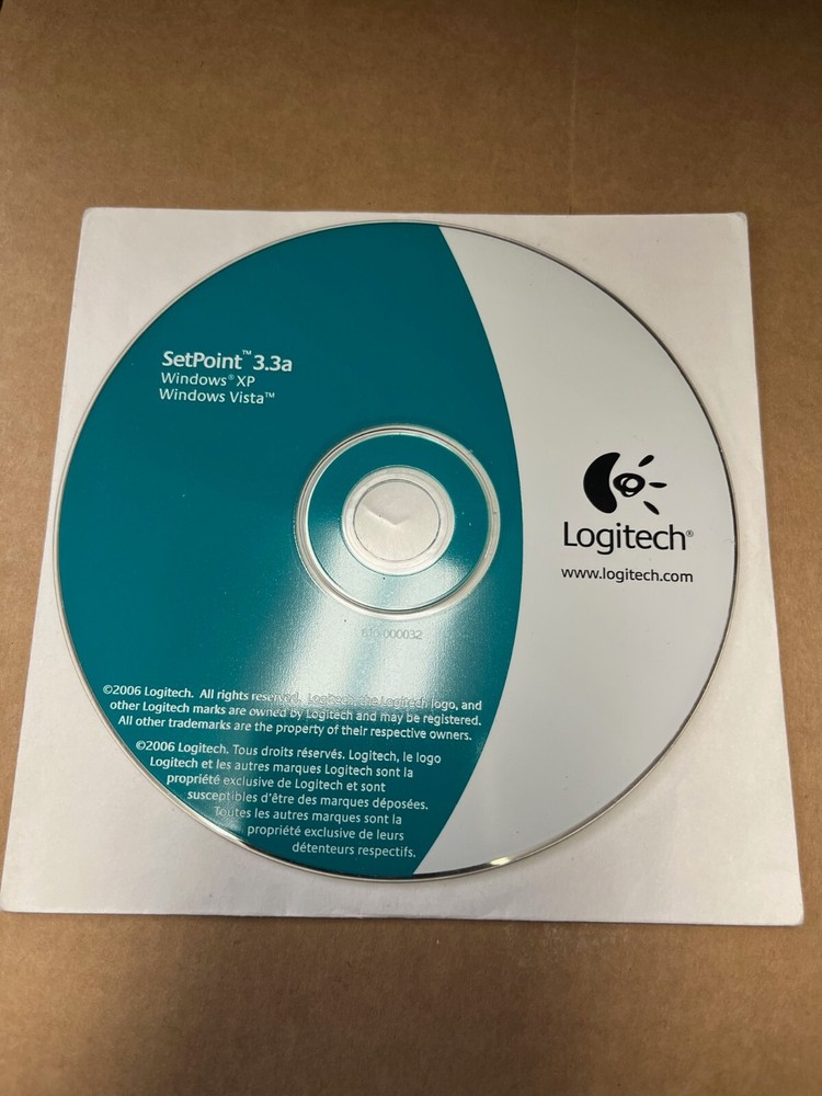 Logitech SetPoint CD-ROM for Windows