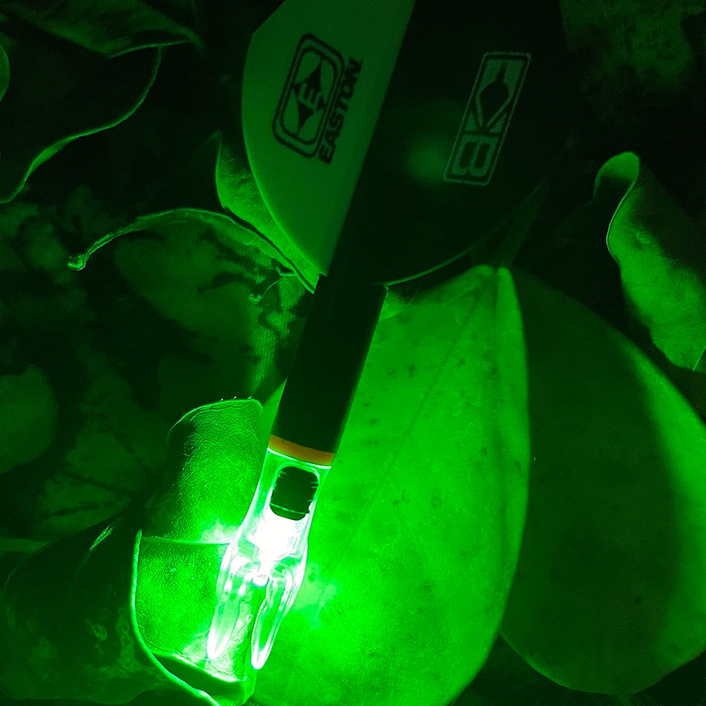 X Lighted Nocks for Arrows .204”/.233”/.244”/.246” with On/Off Switch 4-Pack wit