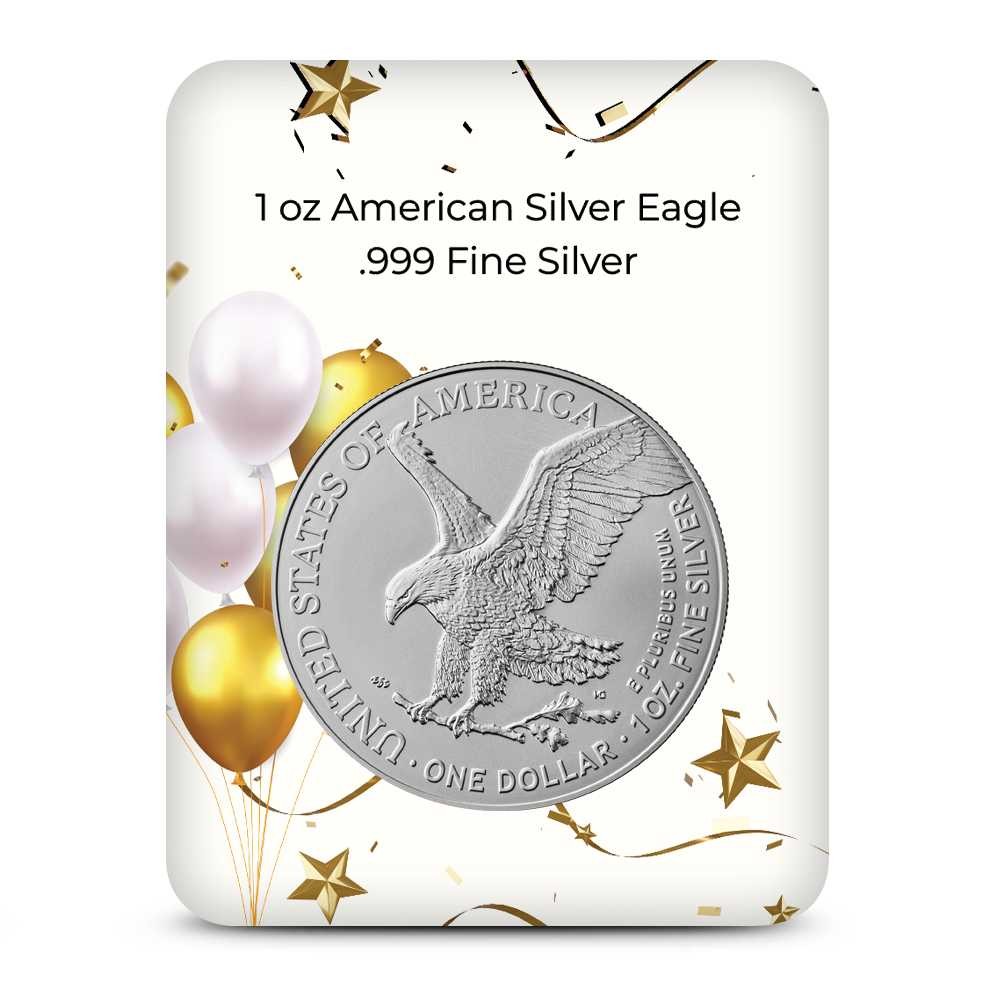 2026 1 oz American Silver Eagle Coin (BU, Congratulations Card)