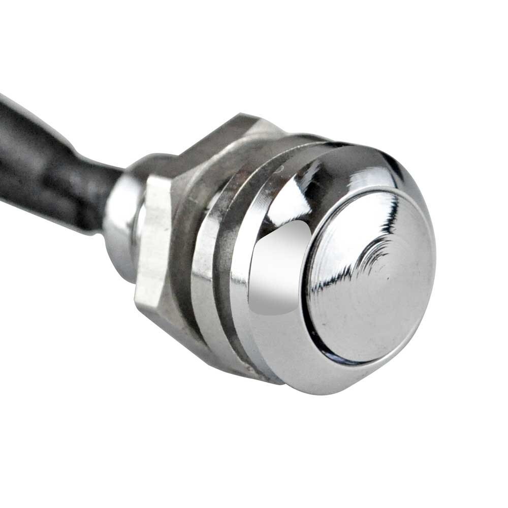 Momentary Push-Button Switch for  Motorcycle Handlebars or Flat Surfaces